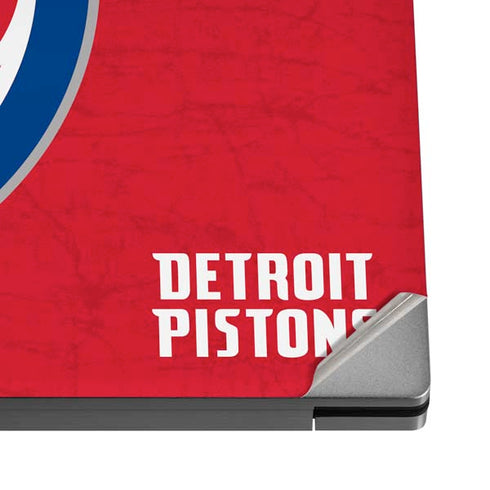 NBA Detroit Pistons Distressed Dell XPS Skin